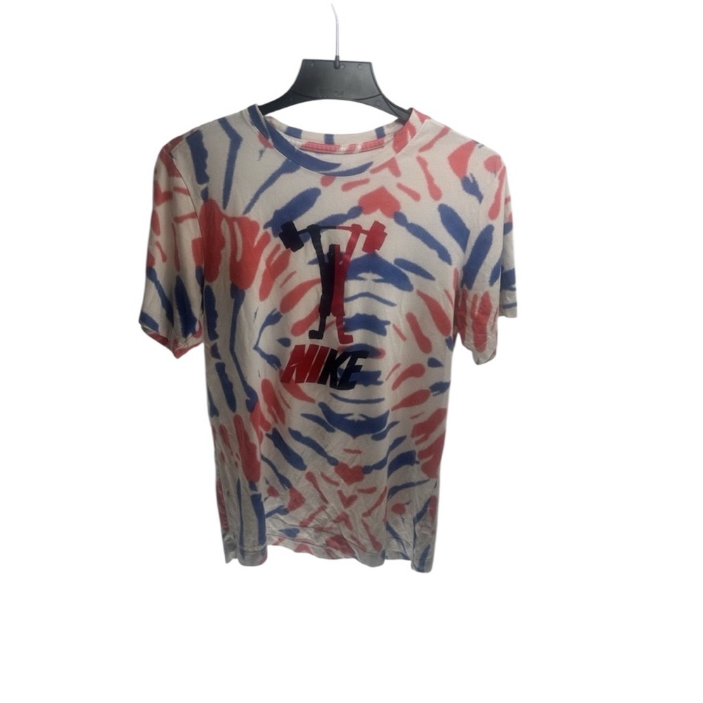 Nike Dri-fit Cotton T-Shirt Gym Tie-Dye DA1794 Weightlifter Crossfit Mens Size S